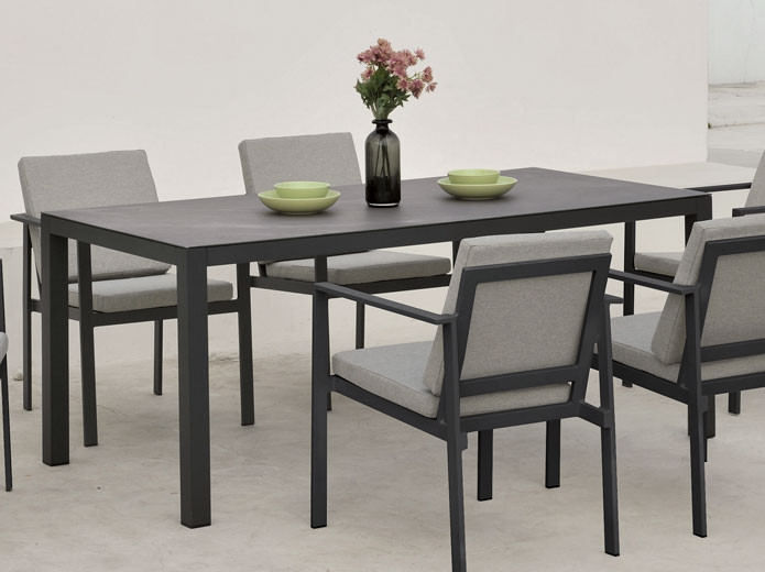 ▷ Mesa de aluminio para terraza | Muebles Valencia®
