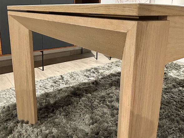 Mesa extensible de madera en oferta