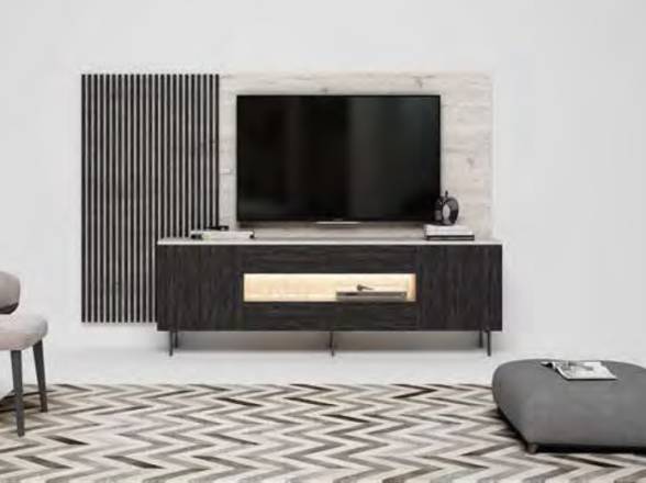 mueble tv. con panel en Madrid