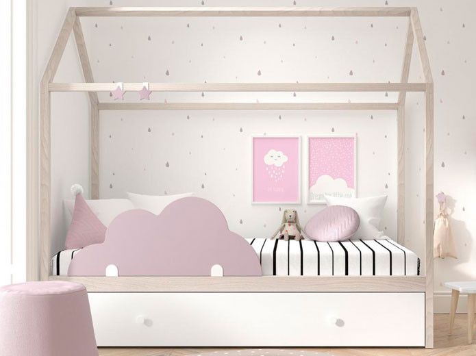 Dormitorio juvenil con cama modular infantil de Ros