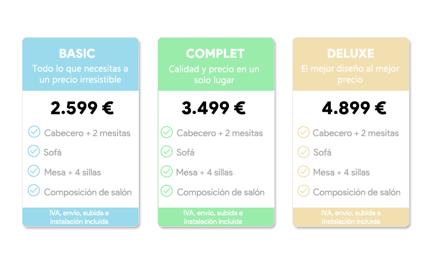 Piso completo en el Cañaveral Madrid Packs ahorro